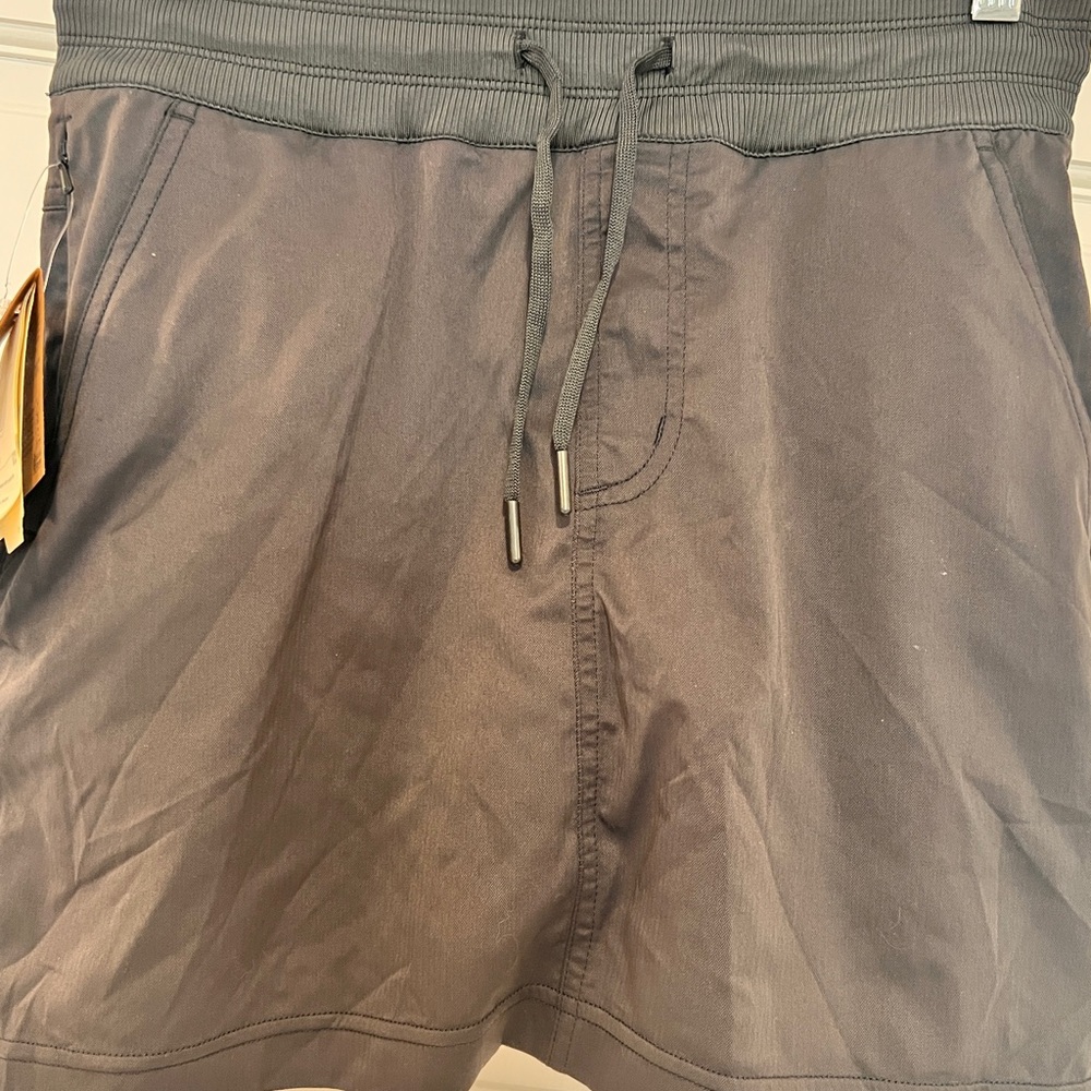 Gray Drawstring Shorts
